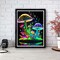 Mushroom Diamond Art Painting Kits for Adults - 5D Round Full Drill Diamond Paintings for Beginners, DIY Gem Art Crafts Perfect for Home Wall Decor Relaxation Gifts
